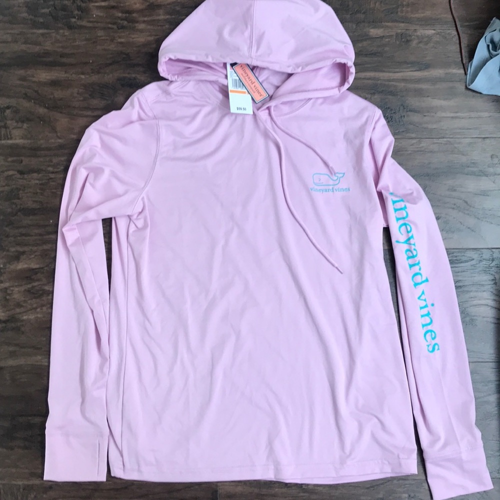 Women’s vineyard vines fitness hooded long sleeve